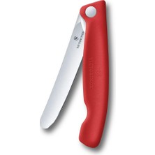 Aesco Victorinox 6.7801.FC1 Swiss Classic 11CM Katlanır Piknik Bıçağı, Kırmızı