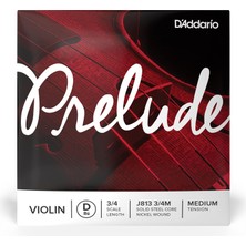 Aesco D'addario Prelude 3/4 Tek Re Keman Teli (Medium Tension)