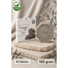 Mage Doğal Kil Sabunu 100 Gram 1 Adet Hediyelik Kutuda