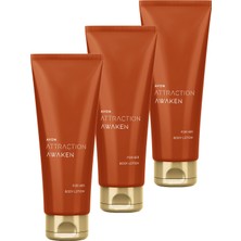 Aesco Avon Attraction Awaken Kadın Vücut Losyonu 125 Ml. Üçlü Set