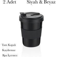 Aesco 2 Adet Kahve Bardağı 550 ml Bpa Içermez Yürüyüş Seyahat Oto