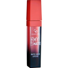 Aesco Golden Rose Liping My Matte Likit Ruj No: 12 - Suya Dayanıklı Ultra Mat Ruj