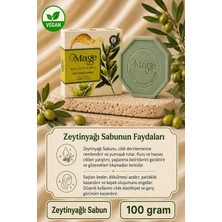 Mage Doğal Zeytinyağlı Sabun 100 Gram 1 Adet Hediyelik Kutuda