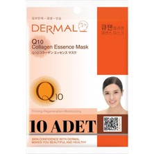 Aesco Dermal Sıkılaştırıcı, Nemlendirici, Yenileyici Q10 Kolajen Maske X10 Adet
