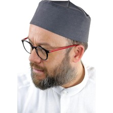 Aesco Ihvan Online Kubbeli Sert Kalıp Takke - Gri Gri 58