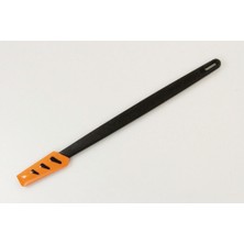 Aesco Tupperware Küçük Üst Kazıyıcı Hamur Spatulası Ele Hazır Siyah Turuncu 10129 INCESP_001