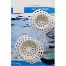Aesco Burçin Büyük Boy Plastik Lavabo Süzgeci 2 Li 1410