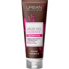 Aesco Urban Care Argan Yağı & Keratin Kolay Kırılan Yıpranmış Saçlara Özel Saç Bakım Kremi 250ML- Vegan