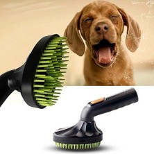 Die Grup -Süpürgeye Takılabilir Ergonomik Kedi Köpek Tüy Tarama Fırçası