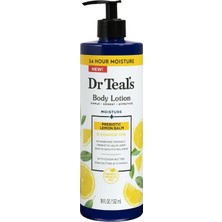 Aesco Dr Teal's Dr Teals Prebiotic Lemon Balm Nemlendirici Vücut Losyonu 532ML, 810021208336