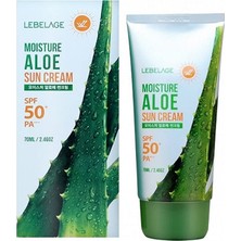 Aesco Lebelage Nemlendirici Aloe Vera Spf 50 Pa Güneş Kremi Moisture Aloe Sun Cream