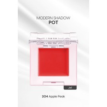 Aesco Mıssha Parlak Jel Dokulu Tekli Göz Farı Modern Shadow Pot (204 Apple Peak) 204 Apple Peak