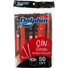 Aesco Kullan At Market Dolphin Çin Yemek Çubuğu-Chopsticks 23CM 50 Çift