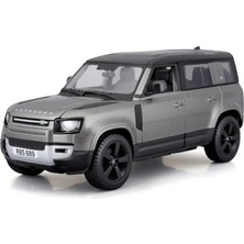 Aesco Bburago Land Rover Defender: 1:24 Ölçeğinde Model Araba, Hareketli Kapılar, Gümüş (18-21101S)