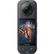 Aesco INSTA360 X5 - Su Geçirmez 8k 360° Aksiyon Kamerası, Düşük Işıkta Uç, Görünmez Selfie Çubuğu Efekti, Sağlam Değiştirilebilir Lens, 3 Saat Pil, Entegre. Rüzgar Koruması, Sabitleme, Üçlü Yapay Zeka Çipi