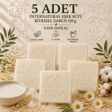 İnternatural Internatural Eşek Sütü Bitkisel Sabun 120 G - 5 Adet