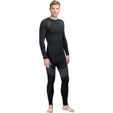 Aesco Thermoform Extreme Erkek Seamless Termal Uzun Kollu Içlik Seti, Siyah