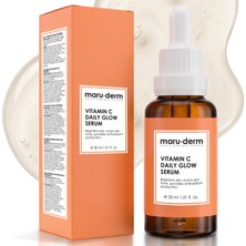 Aesco Maruderm C Vitamini ve Peptit Aydınlatıcı Cilt Bakım Serumu – Canlılık ve Ton Eşitliği Görünümü Destekleyici Yüz Serumu,%12 Sodyum Askorbil Fosfat Ile, 30 ml
