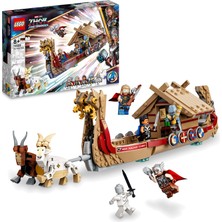 Aesco LEGO Marvel Keçi Teknesi 76208-8 Yaş ve Üzeri Için 5 Minifigürlü Koleksiyonluk Oyuncak Yapım Seti (564 Parça)