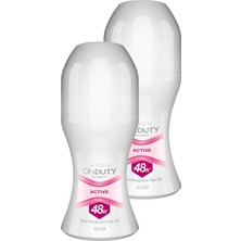Aesco Avon Onduty Active Kadın Rollon 50 Ml. Ikili Set