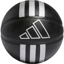 Aesco Adidas 3s Rubber Mini Basketbol Topu HM4972 Siyah 3