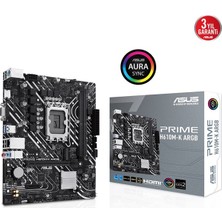 Asus Prıme H610M-K Argb Ddr5 HDMI Dp Pcıe 16X V4.0 1700P Matx