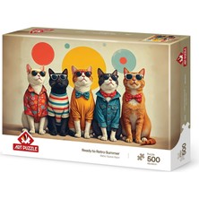 Aesco Art Puzzle Retro Yazına Hazır 500 Parça Puzzle