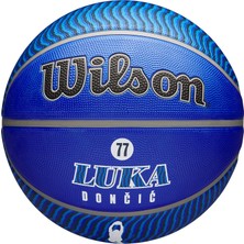 Aesco Wılson Nba Oyuncu Simgesi Açık Hava Basketbol - Luka Doncic, Boyut 7-29.5 Inç