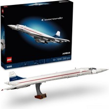 Aesco LEGO 10318 Exclu Cdiscount Icons Le Concorde, Maquette D'avion A Construire For Les Adultes, Havacı Seti
