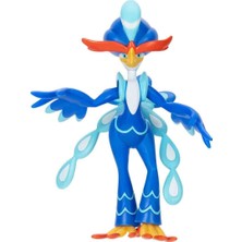 Aesco Pokémon Quaquaval Battle Özellik Figürü - Kanat Saldırısı ile 4,5 Inç Quaquaval Savaşa Hazır Figür