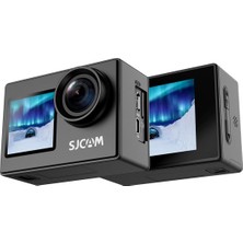Aesco Sjcam SJ4000 Dual Screen Wifi 4K UHD 16MP 170° 2”/1.3” Çift Ekranlı Aksiyon Kamerası Siyah