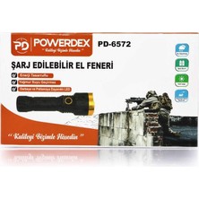 Aesco Powerdex PD-6572 2800 Lümen LED Şarjlı El Feneri