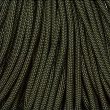 Die Grup Askeri Yeşil Renk Paracord Ip, 4mm Kalınlıkta 10 Metre Uzunluk
