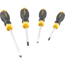 Aesco Juego De 4 Destornilladores Cushion Grip: Plana Y Phillips
