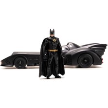 Aesco Jada, 253215013, Batman 1989 Batmobile, Die-Cast Metal, Açılabilir Parçalar, 1:24 Ölçek, Batman Figürü, 20 Cm, 7 Cm, Serbest Tekerlekli