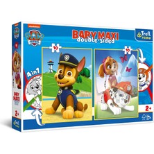 Aesco Trefl 43003 4'ü 1 Arada: 2X10 Büyük Parçalar Arkada Iki Boyama Kitabı, Psi Karakterli Renkli Bulmacalar, 2 Yaşından Büyük Çocuklar Için Eğlence Primo, Paw Patrol Ekibi