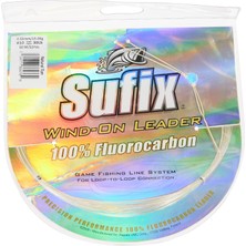 Aesco Sufix Wind On Fluorocarbon Leader Olta Misinası, 30 Lb 15 kg 10 M