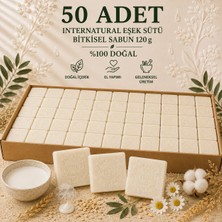 İnternatural Internatural Eşek Sütü Bitkisel Sabun 120 G - 50 Adet