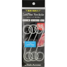 Aesco Fish Arrow Luminova Curly Neck Tie (Thin) Tai Rubber Etek Blue Minova (2 Adet/paket) Olta