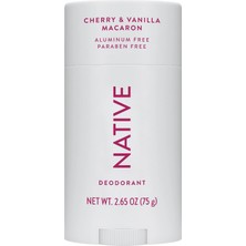 Aesco Native Cherry & Vanilla Macaron Alüminyumsuz Stick Deodorant 75GR