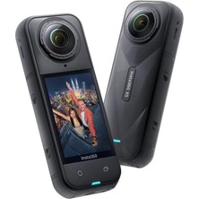 Aesco INSTA360 X5 Standart Paket - 8k 360 Derece Aksiyon Kamerası, Üç Kı-Power & Değiştirilebilir Objektif Taşıma Çantası ile