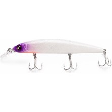 Aesco Madam Goverdi Surfdiver 110S Sahte Balık Renkli Kafa Tasarımı ve Batan Yapısıyla Orta Su Katmanlarındaki Levrekleri Hedefleyen Uv ve Glow Destekli Suni Yem 110MM 20G (Ametist Inci)
