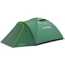 Aesco Husky Bizon Plus 4 Kişilik Çadır (Yeşil)