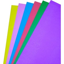 Aesco Etika Karışık Renkli Mukavva 35X50 cm 6'lı Paket - 1.0 mm Kalınlık - 6 Farklı Canlı Renk, Okul Projeleri ve Sanat Etkinlikleri Için