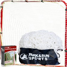 Aesco Park & Sun Lacrosse Bungee Slip-Net Yedek Gol Örgülü Naylon Ağ, 1-1/2 Inç Ağlı, Iç/dış Mekan, Beyaz, 15,5 cm G x 15,5 cm Y x 18,7 cm D
