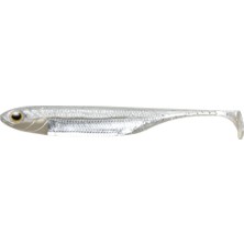 Aesco Fish Arrow Flash-J Shad Sw 3" (5 Adet/paket) #100 Whitebait/silver Olta