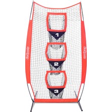 Aesco Gosports 8' x 4' Futbol Eğitimi Dikey Hedef Ağı, Qb Fırlatma Doğruluğunu Geliştirin - Katlanabilir Yay Çerçevesi ve Taşınabilir Taşıma Çantası Dahil