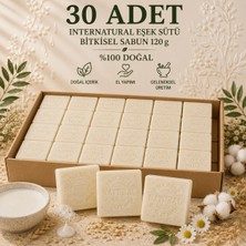 İnternatural Internatural Eşek Sütü Bitkisel Sabun 120 G - 30 Adet