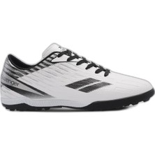 Aesco Slazenger Cambly Hs Erkek Çocuk Halı Saha Beyaz/siyah Futbol Ayakkabısı