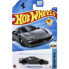 Aesco Hot Wheels Ferrari SF90 Stradale [siyah/koyu Gri] Fabrika Taze 5/5, 191/250, 2025 Için Yeni!, 1:64 Ölçekli Diecast Araç